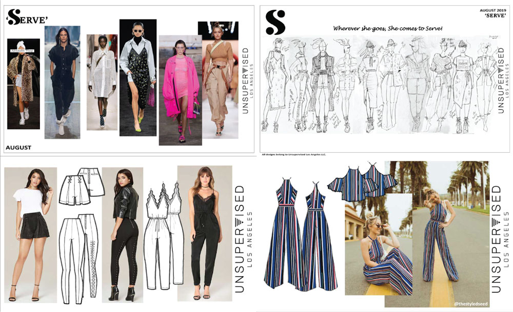 Fashion Design Portfolio Layout Example